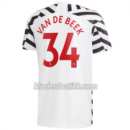 Manchester United Donny van de Beek 34 Tredje Fotballdrakt 2020-2021 Kortermet